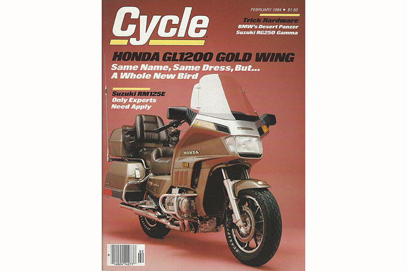 Cycle magazine 1984 cover Honda Gold Wing GL1200