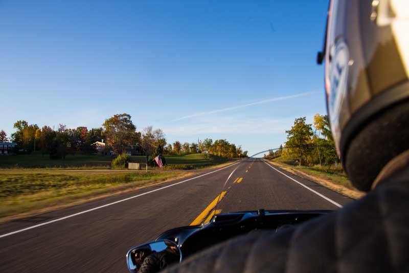 Rider Minnesota North Shore Highway 61