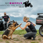 Jess Stone: Ep. 25 Rider Magazine Insider Podcast Jess Stone high fives German Shepherd Moxie