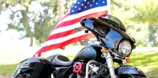 American Flag Vance & Hines VO2 Military Power Series