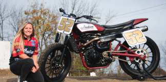 Shayna Texter-Bauman Indian Motorcycle Racing 2022 AFT SuperTwins