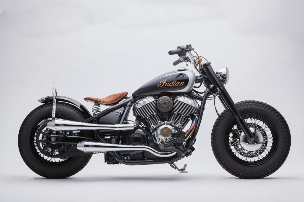 Indian Motorcycle Brat Style Chief by Go Takamine