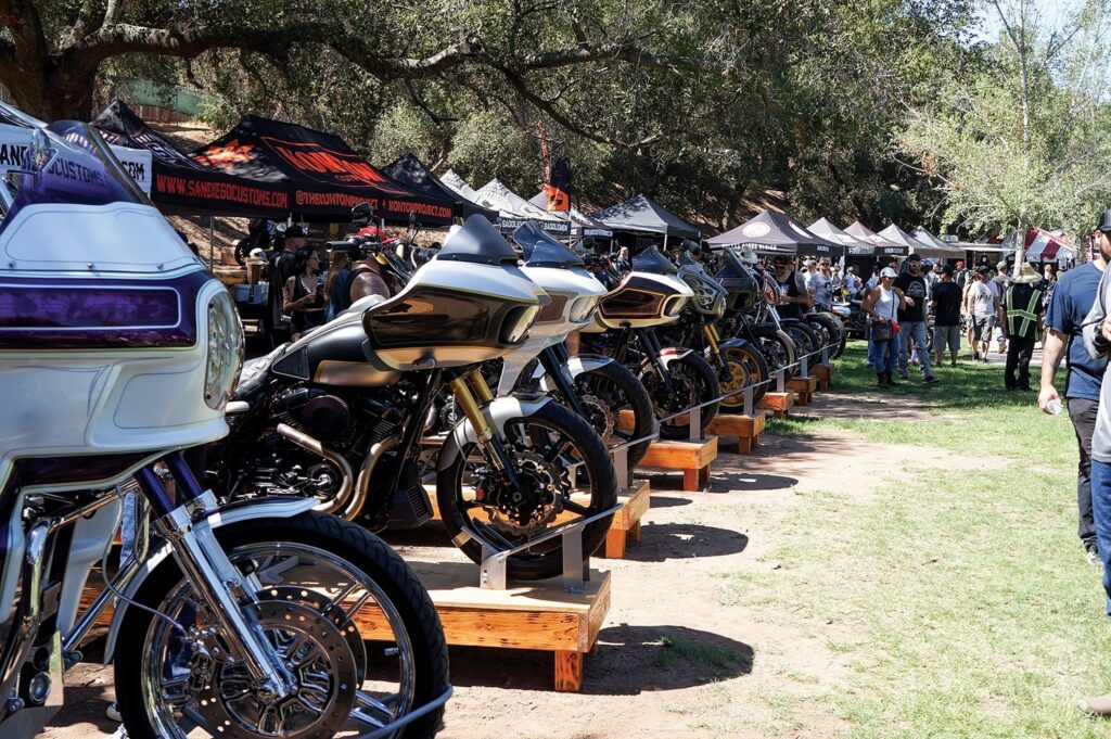 Performance baggers at Born Free 12