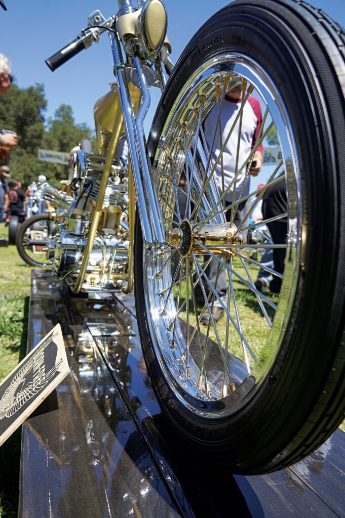 Hawke Lawshe's Shovelhead at Born Free 12