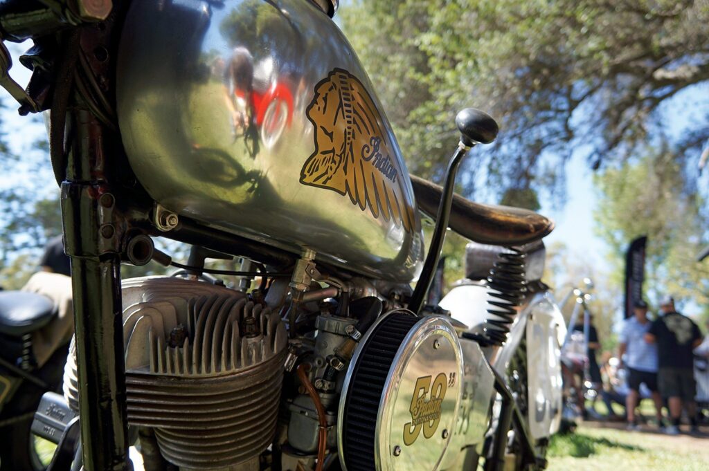Indian Daytona Scout at Born Free 12