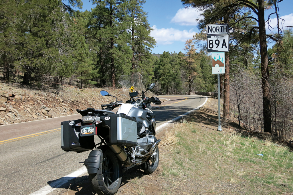 Arizona Route 89A from Flagstaff to Prescott AZ