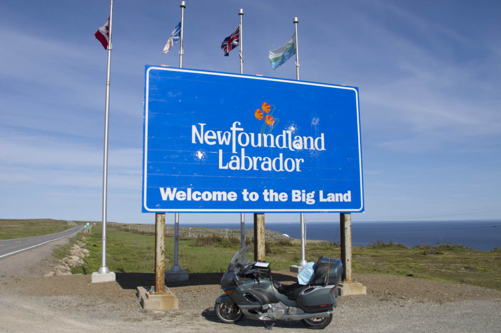 Newfoundland Labrador welcome sign