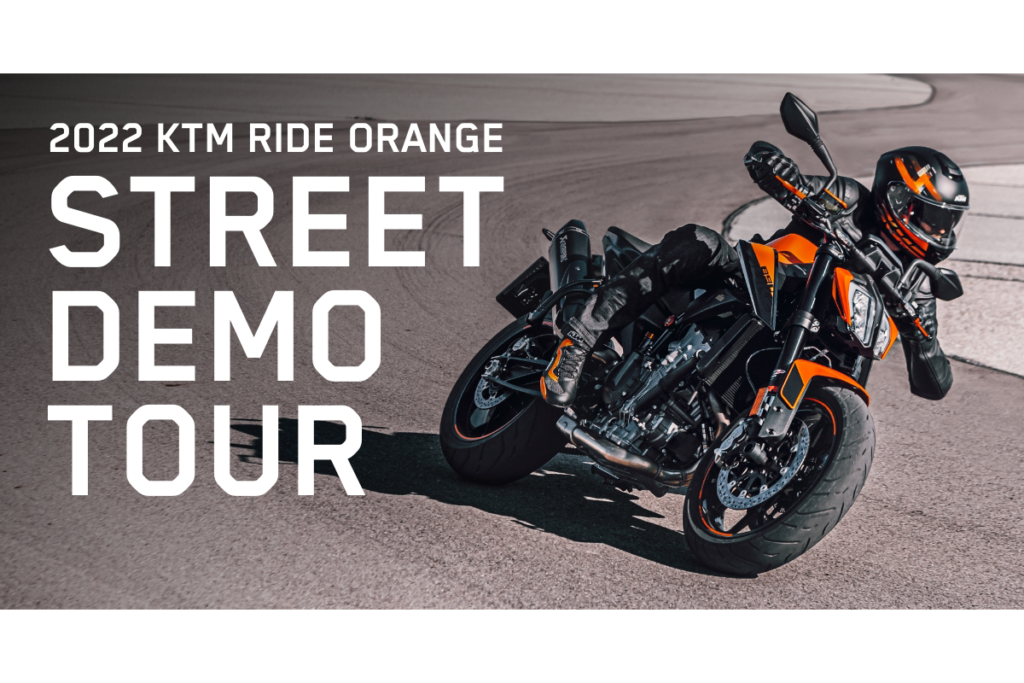 Anunciada a turnê de demonstração da KTM Ride Orange Street 2022