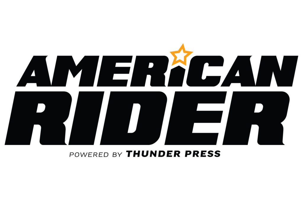 American Rider Powered by Thunder Press logo