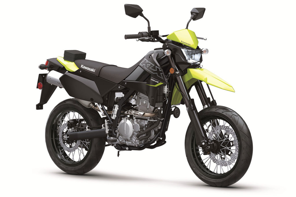 2023 Kawasaki KLX300SM em Neon Green