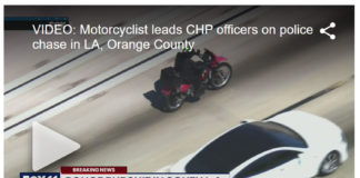 Police Chase Kawasaki KLR650