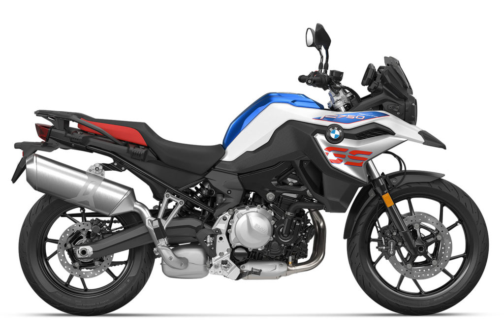 2023 BMW F 750 GS in Light White/Racing Blue/Racing Red