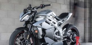 Triumph TE-1 electric motorcycle prototype