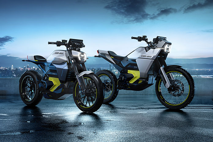 Can-Am revela duas motocicletas elétricas