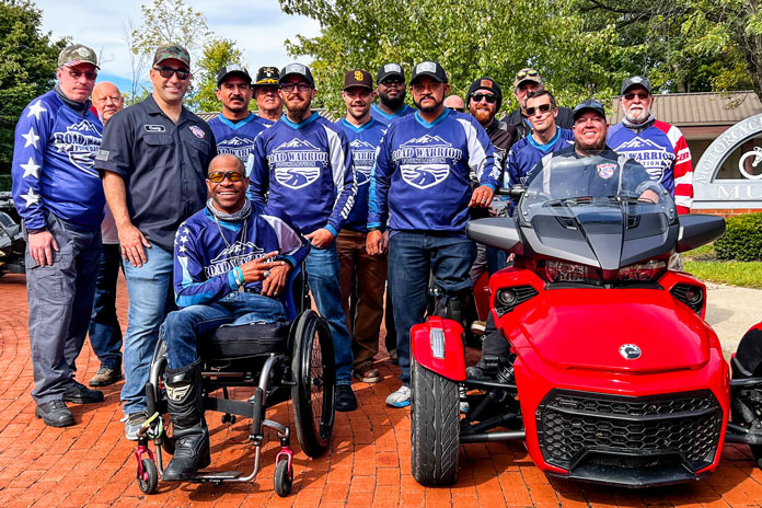 Can-Am and Road Warrior Foundation Sponsor Veterans on Cross-Country Ride