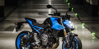 2023 Suzuki GSX-8S in Pearl Cosmic Blue
