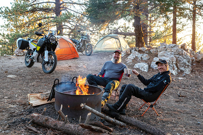 Motorcycle camping trip