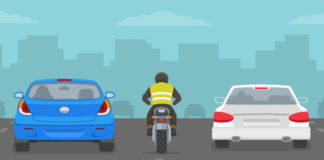 lane splitting for motorcyclists
