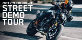 KTM Ride Orange Street Demo Tour