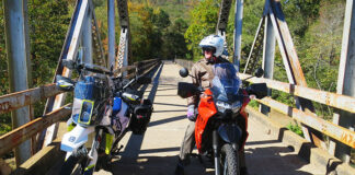 Riding the Ozarks Kawasaki KLR650 Husqvarna 701 Enduro