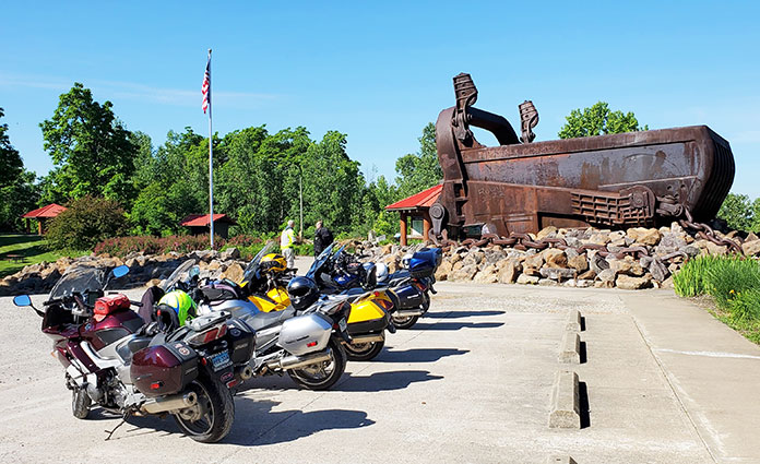Southeast Ohio Motorcycle Tour Big Muskie Bucket