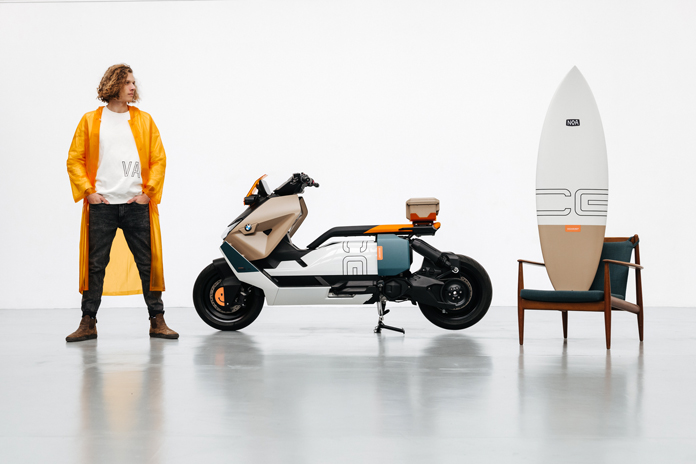 E-Scooter personalizada BMW CE 04 Vagabund Moto Concept