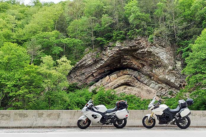 Virginia West Virginia Motorcycle tour Devil's Backbone
