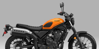 2023 Honda SCL500 Candy Orange