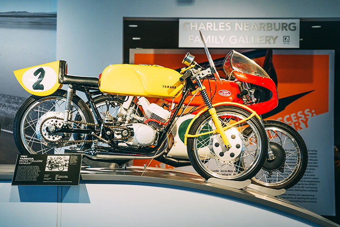 Il giro del mondo su due ruote Barber Vintage Motorsports Museum Petersen Automotive Museum