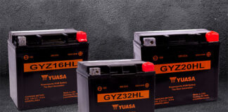 Yuasa AGM motorcycle batteries