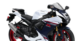 2023 Suzuki GSX-R750 Pearl Brilliant White and Metallic Matte Stellar Blue