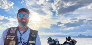 Chris Hopper Iron Butt Bonneville Salt Flats