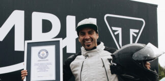 Ivan Cervantes Triumph Tiger 1200 GT Guinness World Record