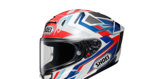 Shoei X-Fifteen racing helmet Escalate TC-10