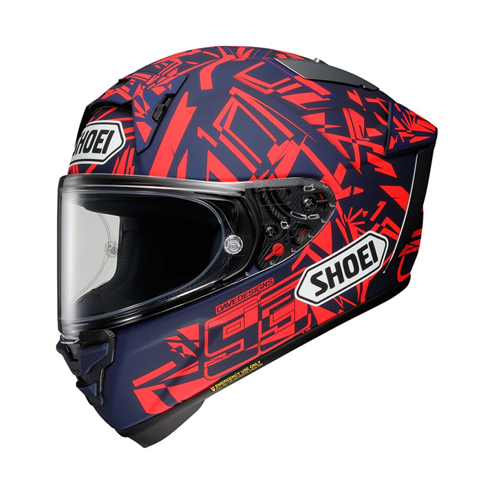 Shoei X-Fifteen racing helmet Marquez Dazzle TC-1