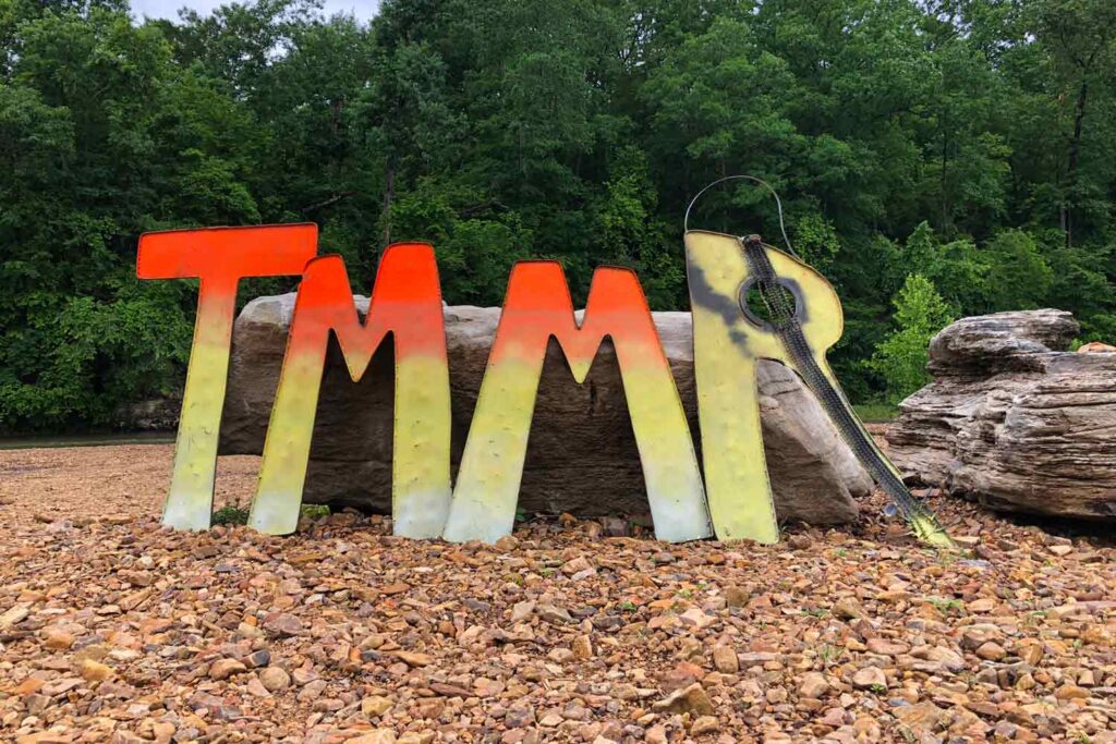 Tennessee Motorcycles and Music Revival Sign