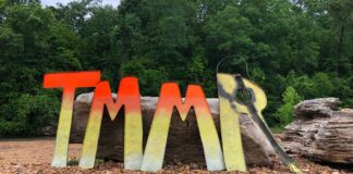 Tennessee Motorcycles and Music Revival Sign