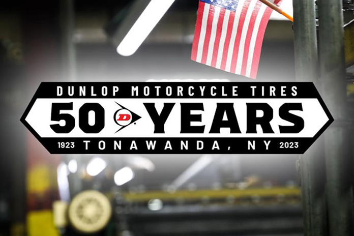 Gli pneumatici per moto Dunlop festeggiano i 50 anni