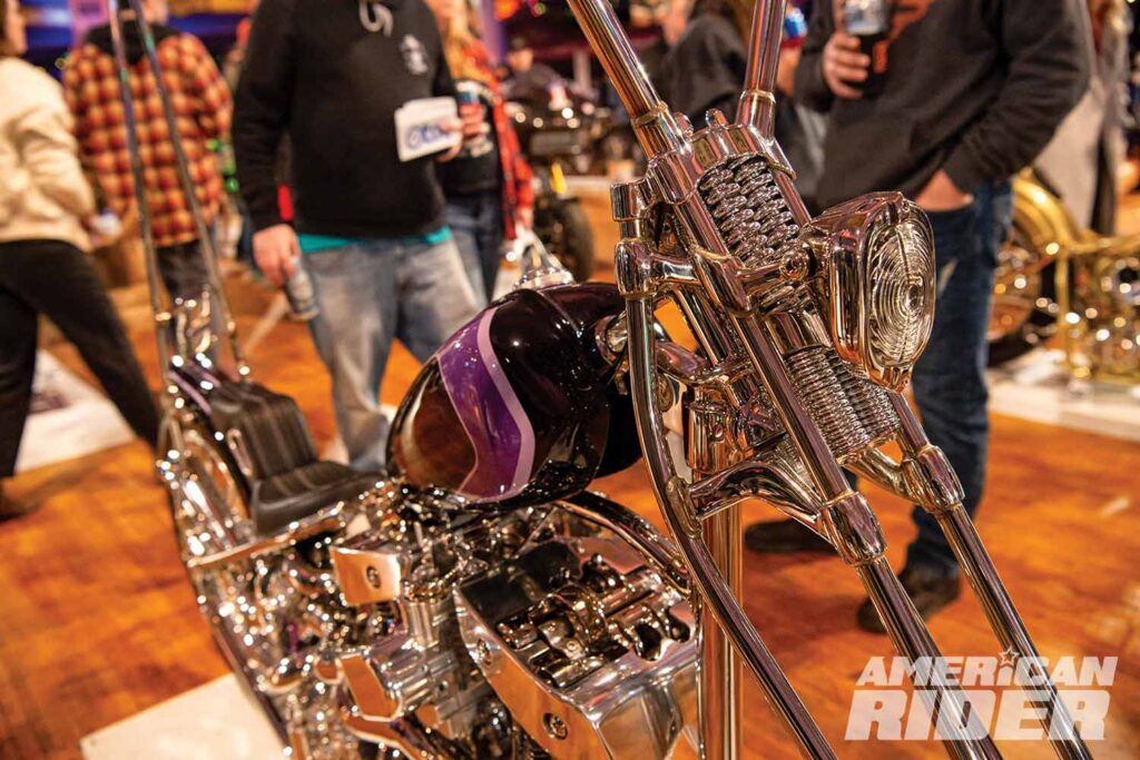 Springer Fork Christian Newman ULH at Mama Tried Motorcycle Show