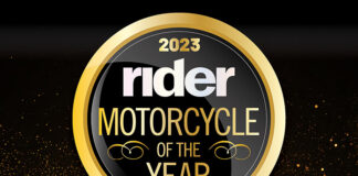 2023 Rider Magazine Motorcycle of the Year