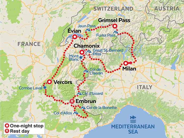 Adriatic Moto Tours Western Alps Adventure