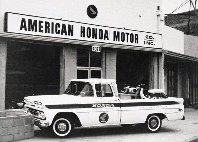 Amerikan Honda Koleksiyon Salonu, Los Angeles'taki orijinal 1959 Honda konumu