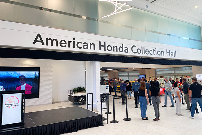 Sala della collezione Honda americana