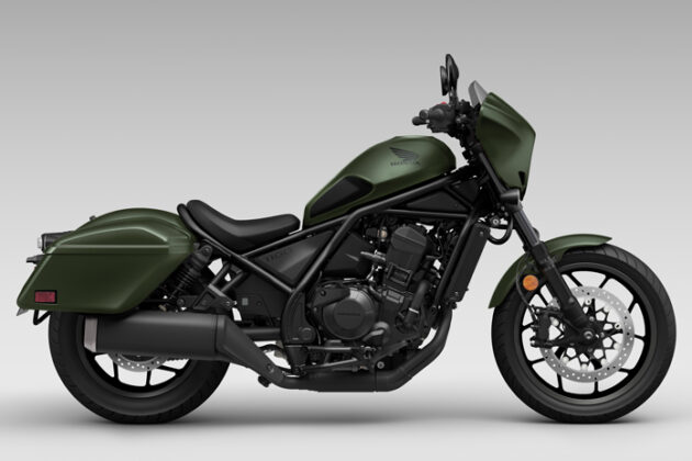 2024 Honda Gold Wing Rebel And NC750X Returning Models Rider Magazine   2024 Honda Rebel 1100T Matte Armored Green Metallic RHP 630x420 