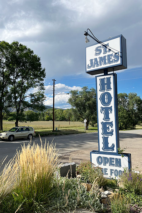 Old West motorcycle tour haunted hotels St. James Hotel
