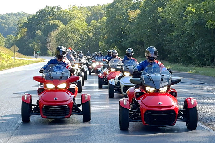Can-Am e la Road Warrior Foundation sponsorizzano la decima edizione del Road Warrior Ride per veterani