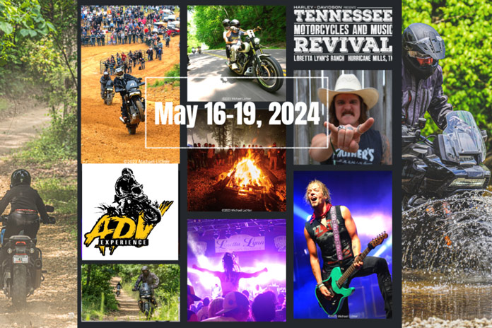 Tennessee Motorcycles and Music Revival anuncia datas para 2024