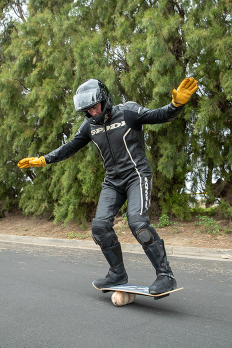 Motor School Quinn Redeker motorcycle balance