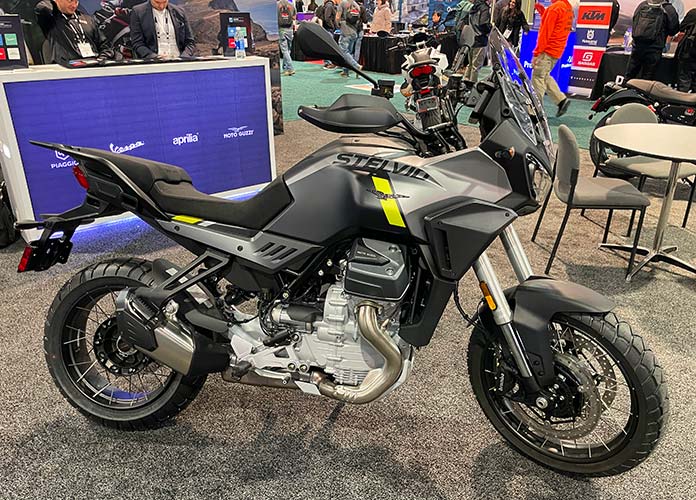 New Motorcycles AIMExpo 2024 Moto Guzzi Stelvio