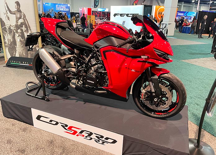 Yeni Motosikletler AIMExpo 2025 Moto Morini Corsaro Sport